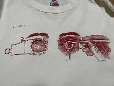 Buy Vintage 1994 Carcass HEARTWORK Tour T-Shirt Mens Size XL Very Rare Item • 307.31£