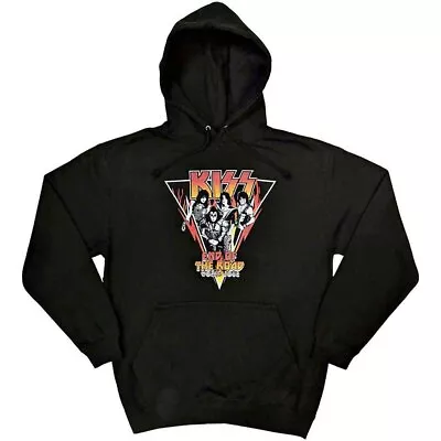 Buy Kiss 'Triangle' Black Pullover Hoodie - NEW OFFICIAL • 29.99£