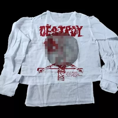 Buy Seditionaries Destroy Muslin Long Sleeve Shirt Punk Rock REPRINT LARGE? • 84.01£