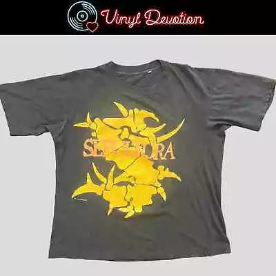 Buy Sepultura Band Arise 1991 America Under Siege Tour Vintage Shirt Size L  • 177.38£