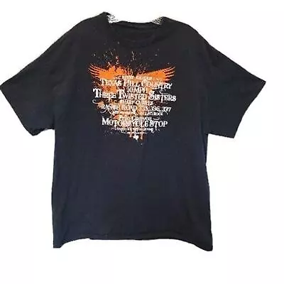 Buy Frio Canyon Motorcycle Men's 2XL T-shirt Black Leakey TX • 14.41£
