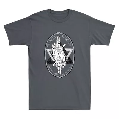 Buy As Above So Below Alchemy Symbol Occult Pagan Gothic Satanic Cool Men's T-Shirt • 14.99£