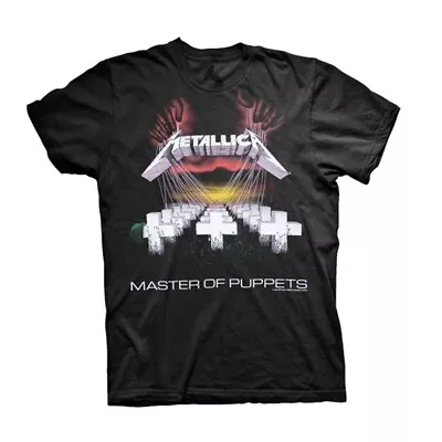 Buy METALLICA - MASTER OF PUPPETS TRACKS BLACK T-Shirt, Front & Back Print XX-Large • 20.50£