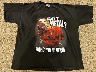Buy Quiet Riot Got Metal? Bang Your Head Vintage 2001 Band Tee Shirt Concert Tour XL • 37.27£