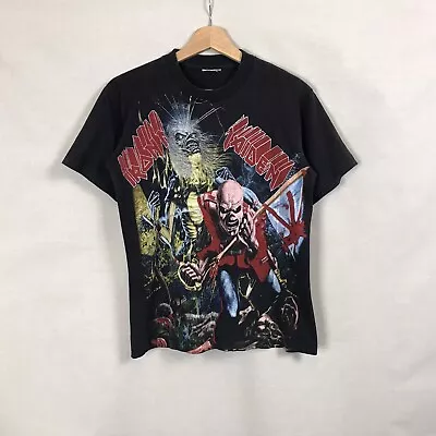 Buy Iron Maiden Vintage T Shirt Empire Live After Death Trooper 90s Size S • 65£
