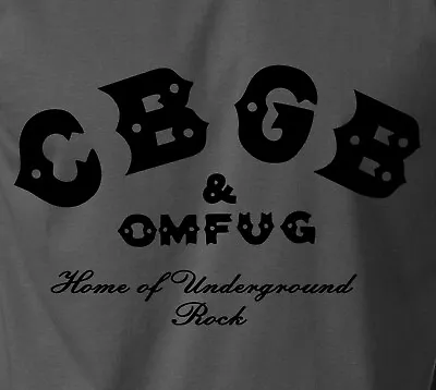 Buy CBGB T-Shirt Classic Logo New York Underground Punk Rock Concert Tour S-6XL Tee • 15.82£