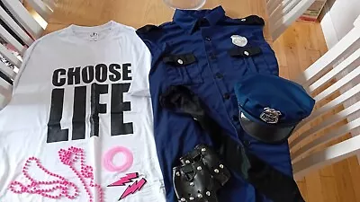Buy George Michael Cop Fancy Dress  And Choose Life T-shirt  • 15£