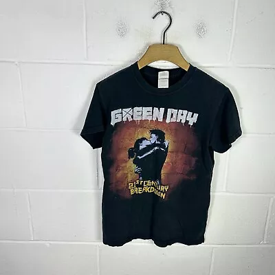Buy Vintage Green Day Shirt Mens Small Black 21st Century Breakdown Rock Band Y2K • 23.95£