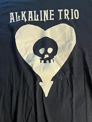 Buy Alkaline Trio T Shirt Minty 2xl White On Black No Cracks Amazing Punk Hard Rock • 17.74£