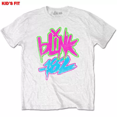 Buy Blink-182 - T-Shirts - 3-4 Years - Short Sleeves - Neon Logo - N500z • 14.91£