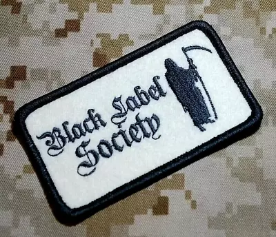 Buy BLACK LABEL SOCIETY FAN CLUB B.L.S. ZAKK WYLDE HOODIE REAPER Iron/sew-on PATCH • 9.32£