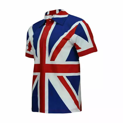 Buy Union Jack  Shirt Collar Size :S M L -- 5XL Cotton With Printing MARKShirt UK • 15.23£