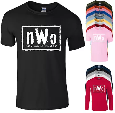 Buy Nwo T Shirt Wrestling Hogan Wcw Wwf Wwe Ufc Mens Children Womens Kids Tee Top W • 17.99£