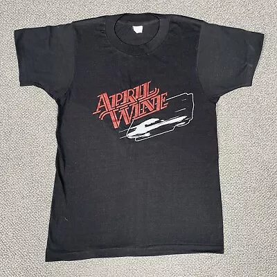 Buy April Wine Vintage 1980 Tour T Shirt Small Angel Witch Heavy Metal Hammersmith • 124.95£