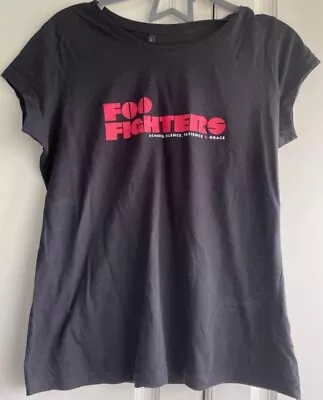 Buy Foo Fighters T Shirt Womens Rock Band Merch Tee Ladies Size Large Dave Grohl • 15.30£