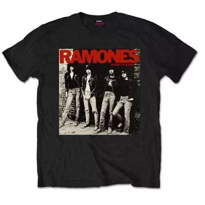 Buy The Ramones  Official Unisex T- Shirt - Rocket To Russia  - Black Cotton • 14.99£