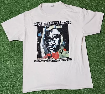 Buy Dave Matthews Band - Walk Around The Moon Tour 2003 T-Shirt Men's Large L White • 28£