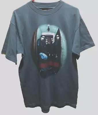 Buy $150 Third Eye Blind Bonfire Tour 1998 Blue Gray Rock Giant Vintage T-Shirt L • 132.45£