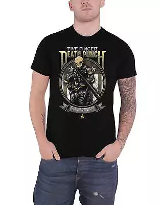 Buy Five Finger Death Punch T Shirt Sniper Band Logo New Official Mens Black • 16.95£