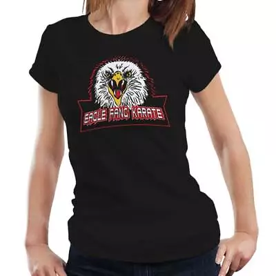 Buy Eagle Fang Karate Fitted Ladies Tshirt Cobra Kai Karate Kid Johnny Lawrence • 14.99£
