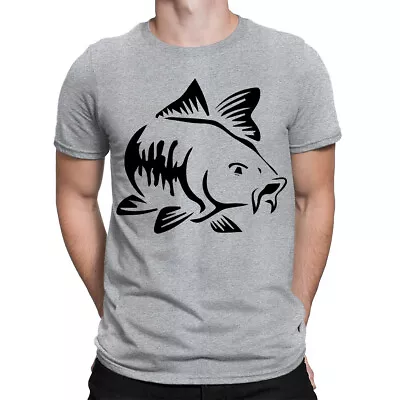 Buy Carp Fishing Fisherman Angling Fish Hunter Fathers Day Mens T-Shirts Top #TA-38 • 3.99£