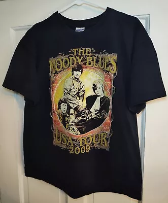 Buy The Moody Blues 2009 US Tour Original Concert T-Shirt Men's Size Large • 32.68£