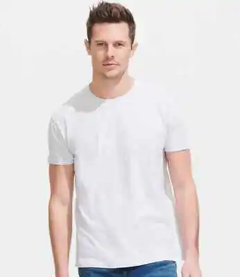 Buy SOLs Mens 100% Cotton Plain Blank Tee Shirt T-Shirt T Shirt 40 Colours S-2XL • 7.95£