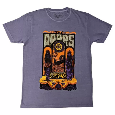 Buy The Doors T Shirt Sacramento Band Logo  New Official Unisex Embellished Purple • 17.95£