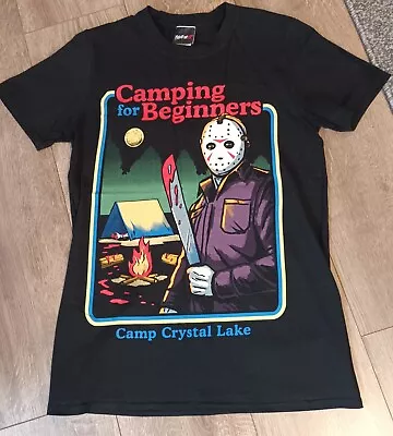 Buy New Mens Friday The 13th Camping For Beginners T Shirt Size Small • 9.99£