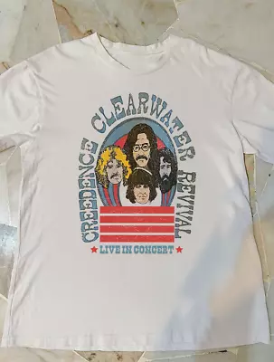 Buy Creedence Clearwater Revival In Concert Short Sleeve T-Shirt All Size • 18.62£