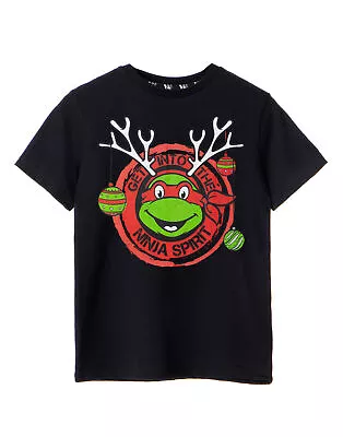 Buy Teenage Mutant Ninja Turtles Black Ninja Spirit Short Sleeved T-Shirt (Boys) • 10.95£