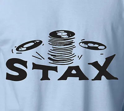 Buy STAX Records T-Shirt Music Label Retro Vintage Funk Soul Vinyl S-6XL Cotton Tee • 15.80£