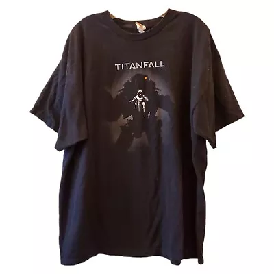 Buy Vintage Y2K Titanfall Game Promo Tshirt Men 2XL Black Gamer  • 23.85£