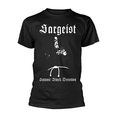 Buy SARGEIST - SATANIC BLACK DEVOTION BLACK T-Shirt, Front & Back Print Small • 20.50£
