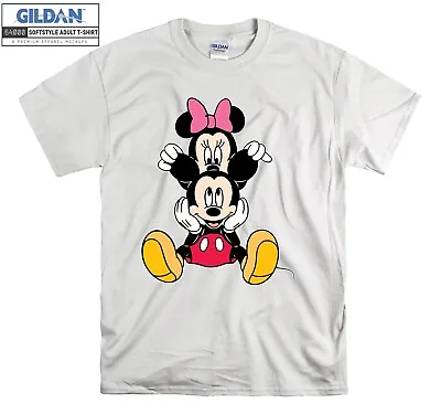Buy Mickey Mouse And Minnie Mouse T-shirt Men Women Unisex Tshirt 4124 • 12.95£
