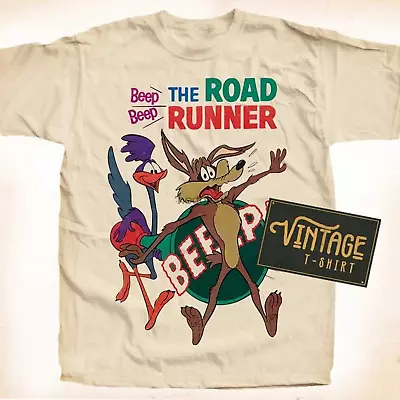 Buy Funny Movie Wile E Coyote And The Road Runner S-4XL T Shirt Sand EG296 • 23.33£