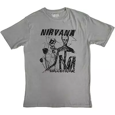 Buy Nirvana Incesticide Stacked Logo Official Tee T-Shirt Mens • 16.06£