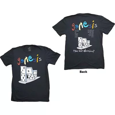 Buy Genesis Unisex T-Shirt: The Last Domino? (Back Print) (Ex-Tour) (Large) • 16.87£