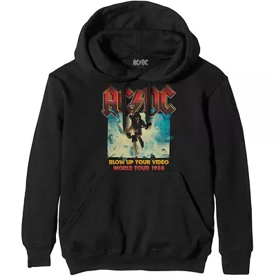 Buy AC/DC 'Blow Up Your Video' Black Pullover Hoodie - NEW OFFICIAL • 29.99£