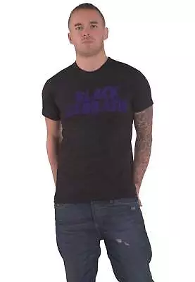 Buy Black Sabbath T Shirt Classic Wavy Vintage Band Logo Official Unisex Black • 16.95£