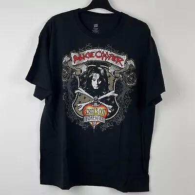 Buy Alice Cooper Schools Out Forever Rare Band T-Shirt L • 10£