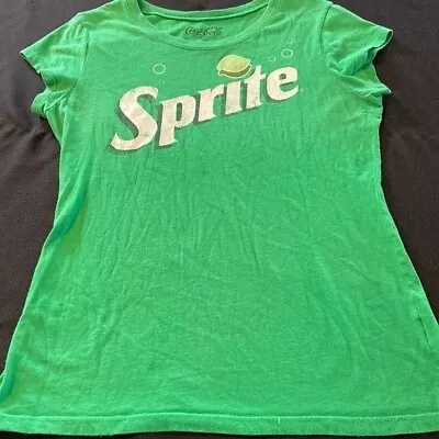 Buy Coca-Cola Sprite T Shirt Juniors Size 2XL(19) - Green / White Logo! • 4.86£