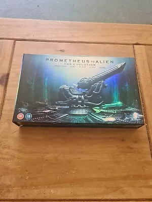 Buy Prometheus To Alien The Evolution Box Set 9-Disc Set Blu-ray With T-shirt • 27.49£