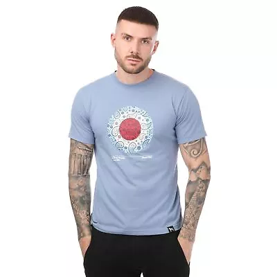 Buy Men's T-Shirt One True Saxon Paisley Regular Fit In Blue • 17.99£