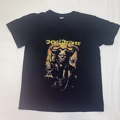 Buy Devil Driver Pray For Villains Tour Band Graphic Devildriver Rock T-Shirt Men M • 16.34£