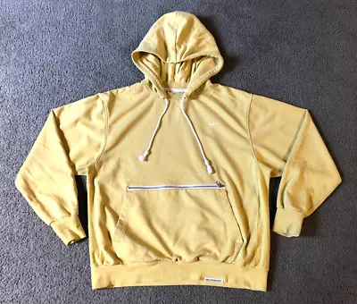 Buy Nike Dri-Fit Standard Issue Men's Yellow Hooded Sweatshirt Hoodie - Size Large • 23.34£