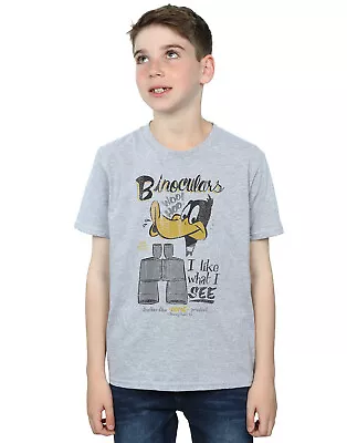 Buy Looney Tunes Boys Daffy Duck Binoculars T-Shirt • 12.99£