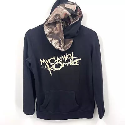 Buy My Chemical Romance Hoodie Mens Medium Sweatshirt Cowl Neck Lined Black Parade • 38.88£