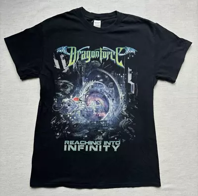 Buy Official Dragonforce Reaching Into Infinity 2017 Tour T Shirt, Size Medium • 9.99£