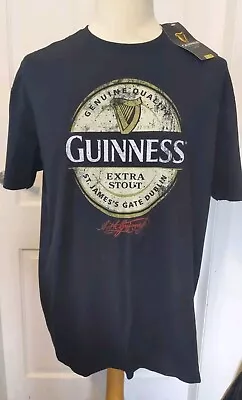 Buy Poetic Guinness T Shirt Black Size XL • 9.99£